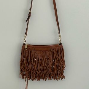 Rebecca Minkoff Suede Crossbody with Fringe
